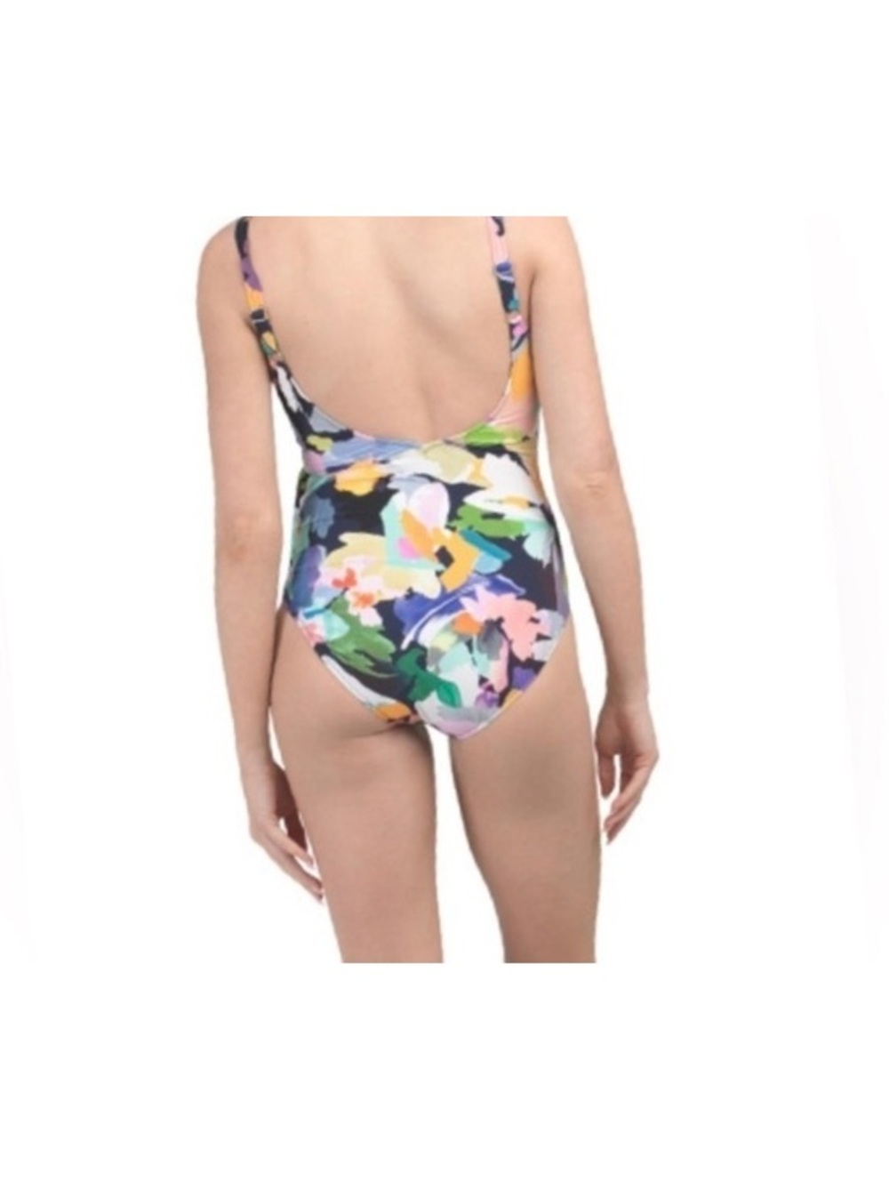 PROFILE BY GOTTEX v front surplice tummy control one piece swimsuit New - Picture 4 of 8